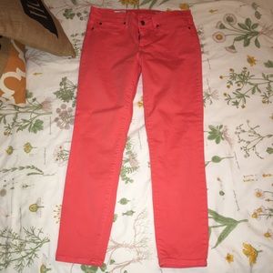 GAP 28/6P Legging Jean in Coral
